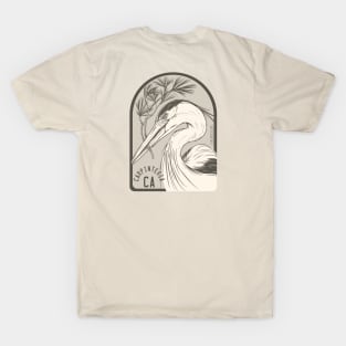 Carpinteria California, Great Blue Heron T-Shirt